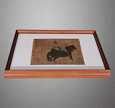 旬邑书画装裱配框服务案例